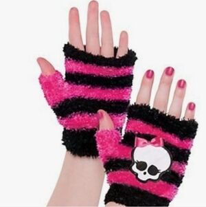 NWT Monster High Scary Cute Glovettes Cosplay Halloween Costume Girl's One Size
